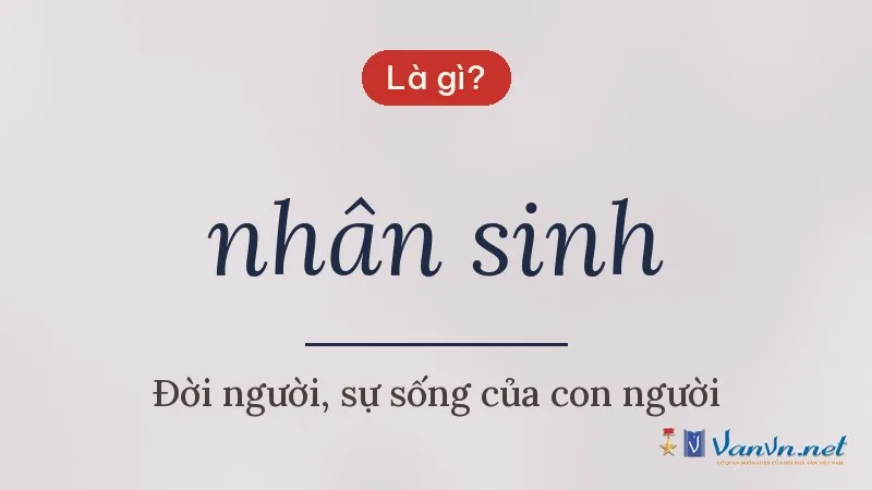 nhân sinh là gì