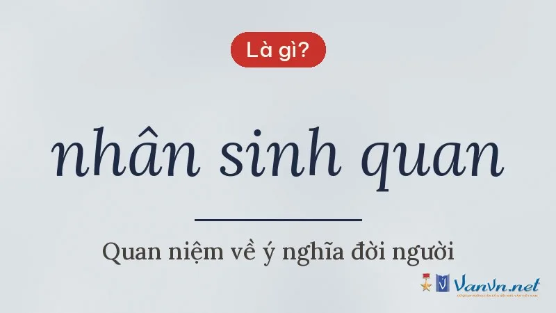 nhân sinh quan là gì