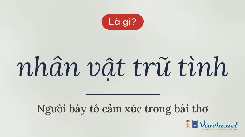 nhân vật trữ tình là gì