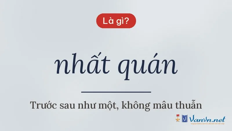 nhất quán là gì