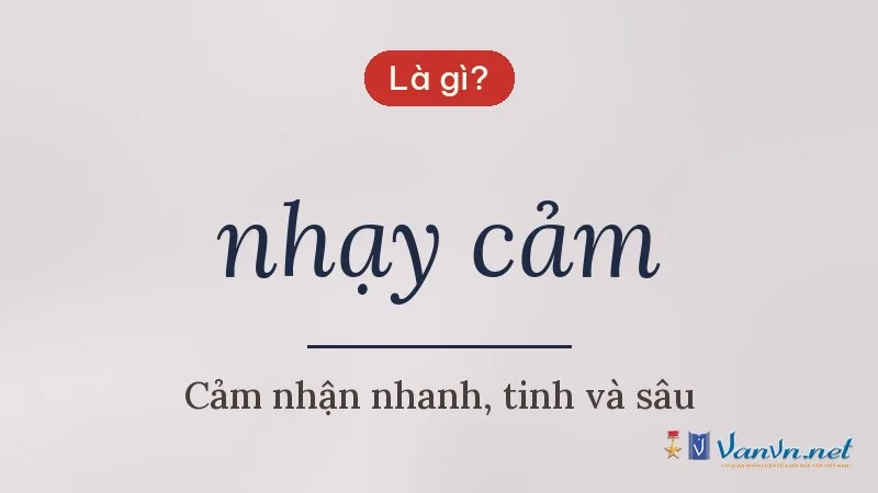 nhạy cảm là gì