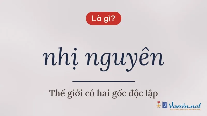 nhị nguyên là gì