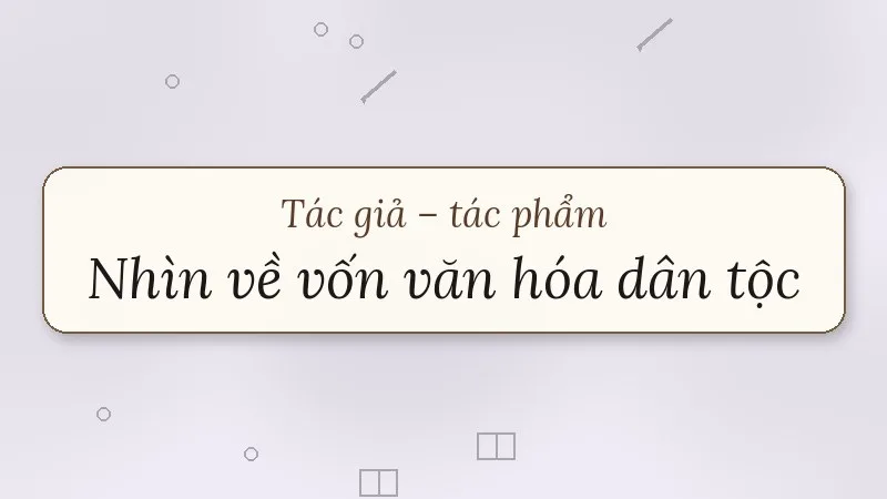 nhìn về vốn văn hóa dân tộc trần đình hượu