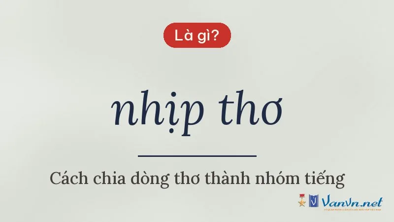 nhịp thơ là gì