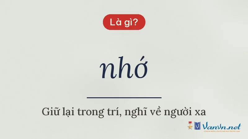 nhớ là gì