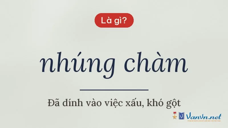 nhúng chàm là gì