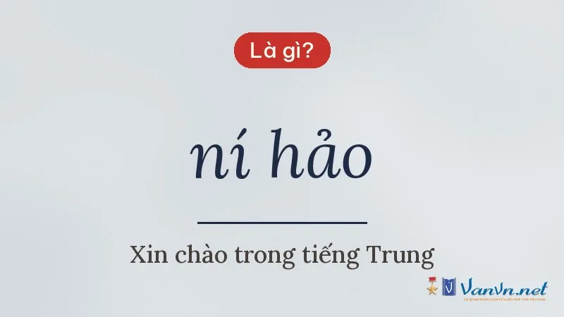 ní hảo là gì