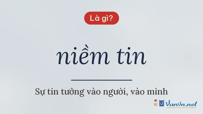 niềm tin là gì