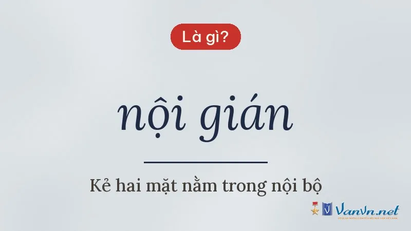 nội gián là gì
