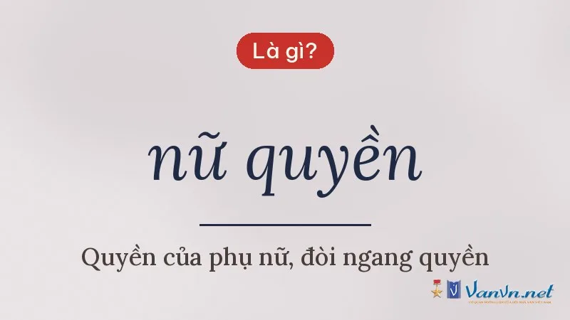 nữ quyền là gì