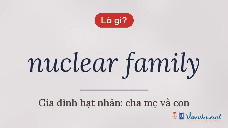 nuclear family là gì