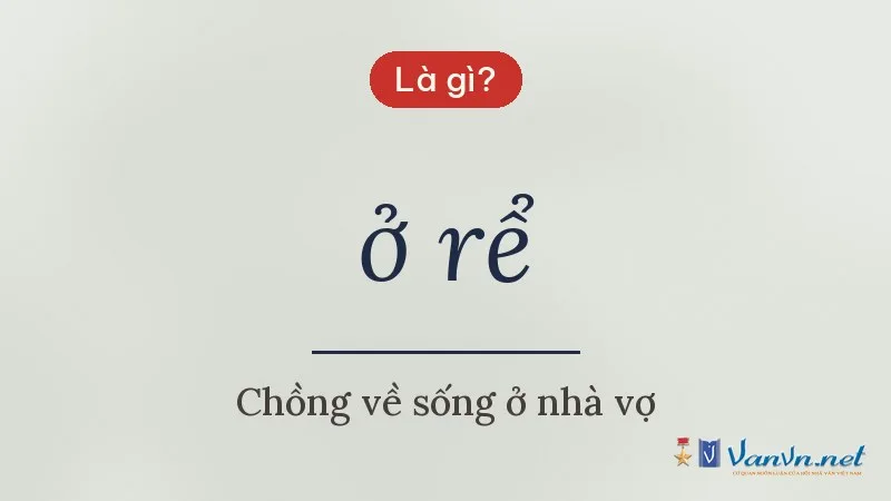 ở rể là gì