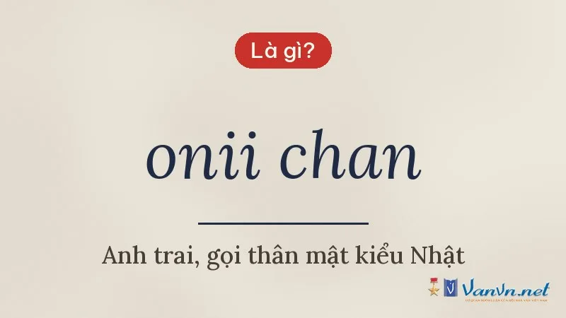 onii chan là gì