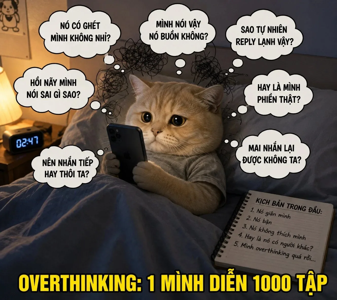 over thinking meme
