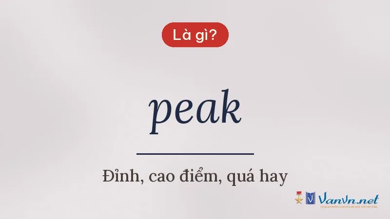 peak là gì