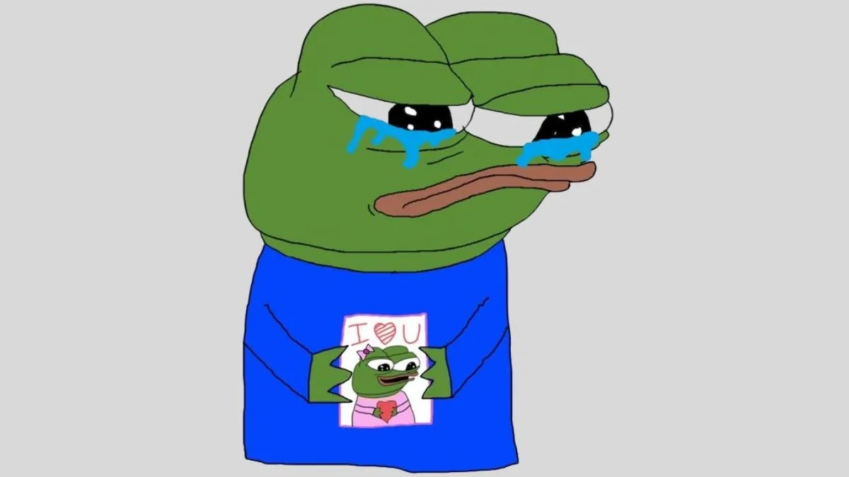 meme ếch xanh khóc