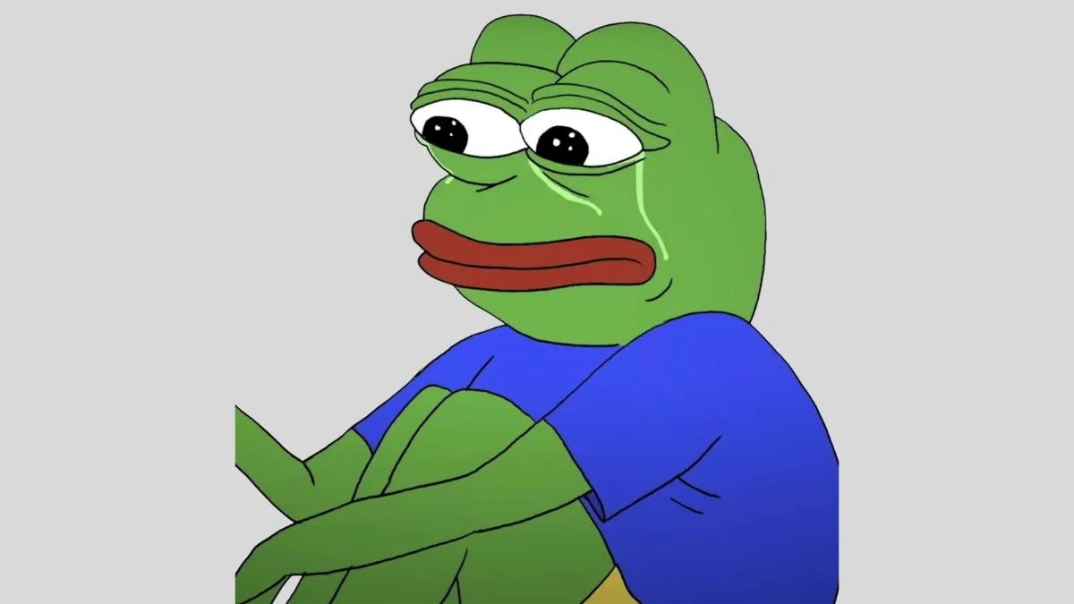 meme ếch xanh khóc