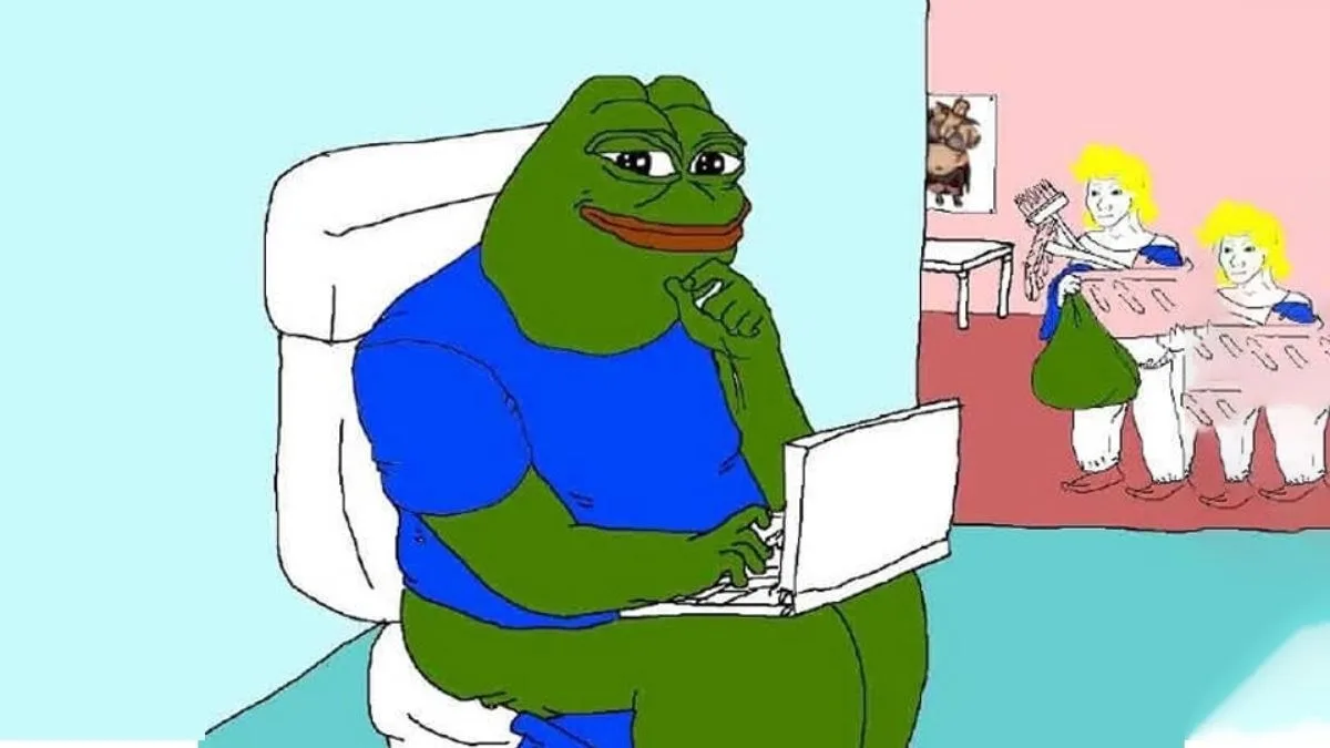 meme ếch xanh bựa
