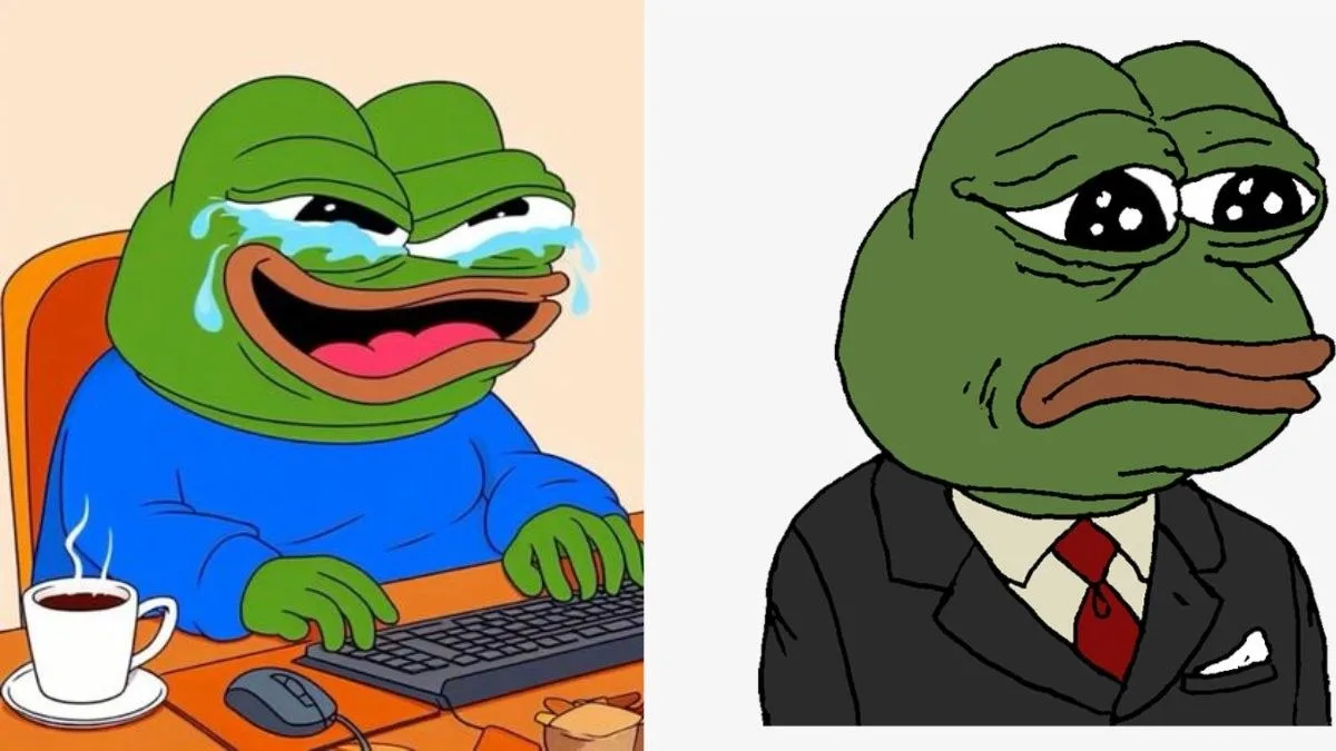 meme ếch xanh khóc