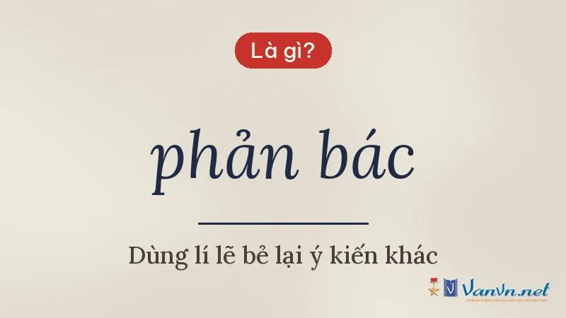 phản bác là gì