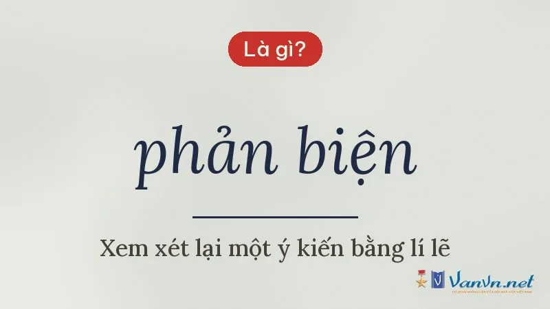 phản biện là gì