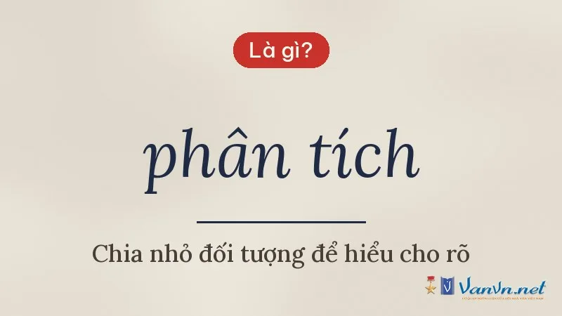 phân tích là gì