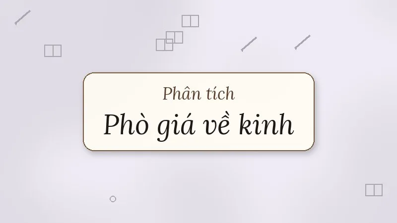 phân tích phò giá về kinh