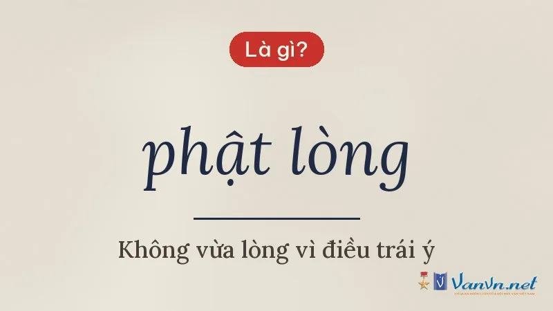 phật lòng là gì