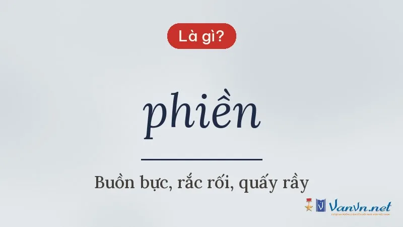 phiền là gì