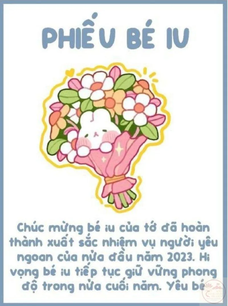 ảnh phiếu bé ngoan
