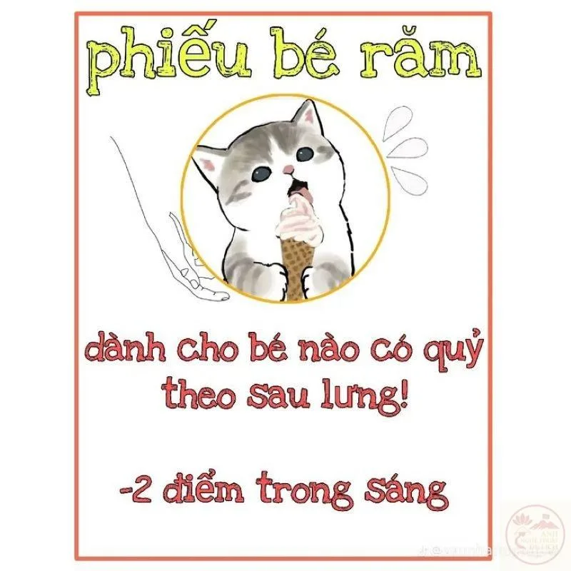 meme phiếu bé hư