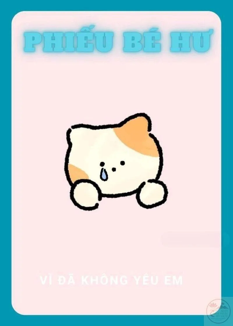 meme phiếu bé hư