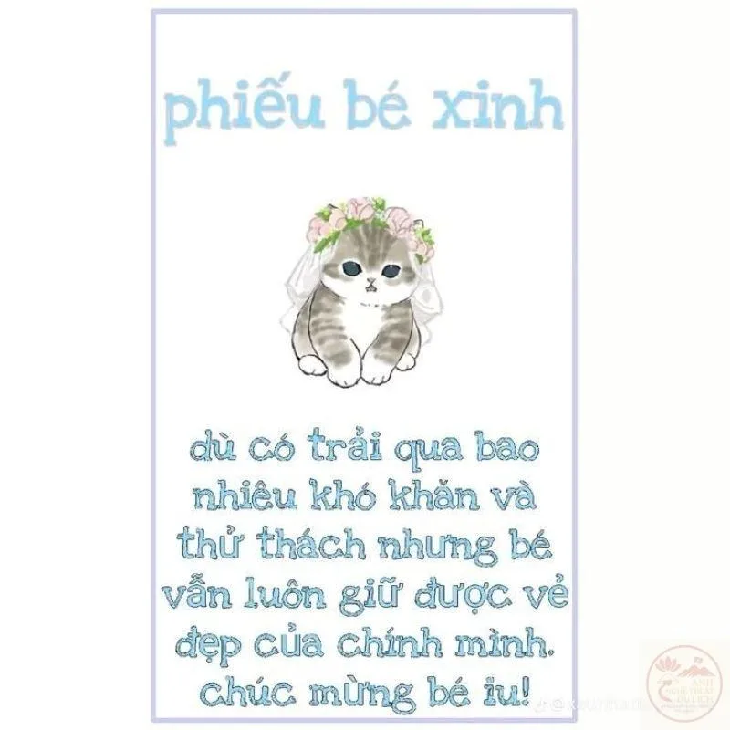 ảnh phiếu bé ngoan