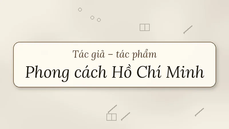 phong cách hồ chí minh lê anh trà