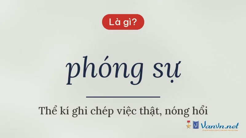 phóng sự là gì