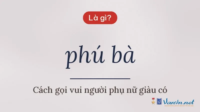 phú bà là gì