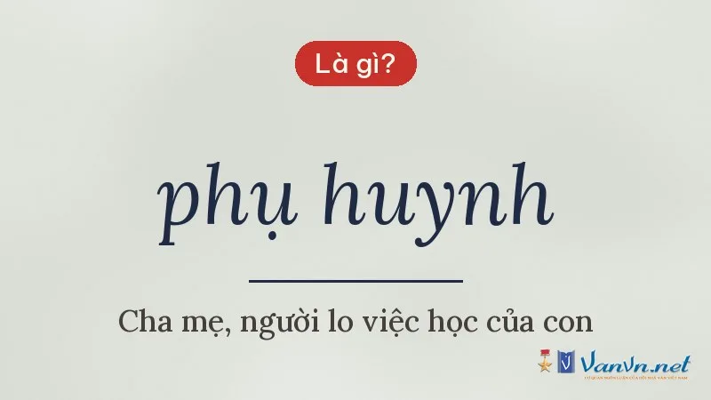 phụ huynh là gì