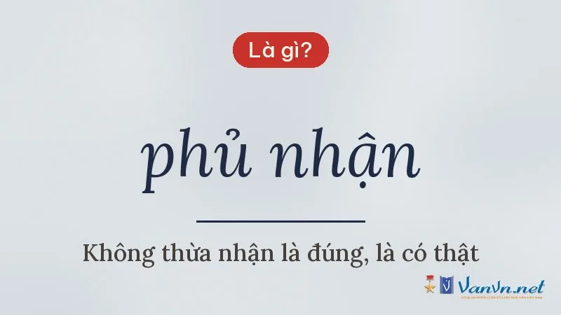phủ nhận là gì