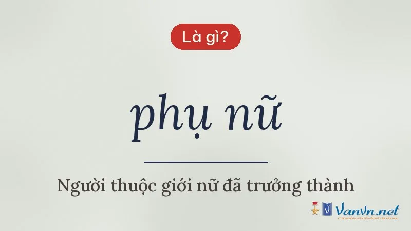 phụ nữ là gì