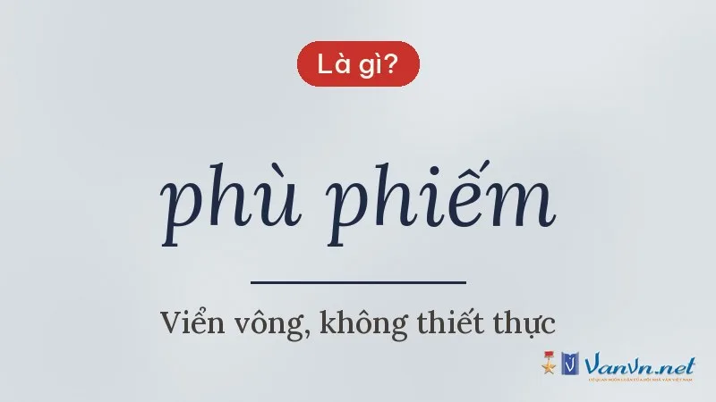 phù phiếm là gì