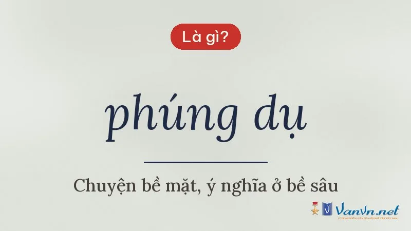phúng dụ là gì