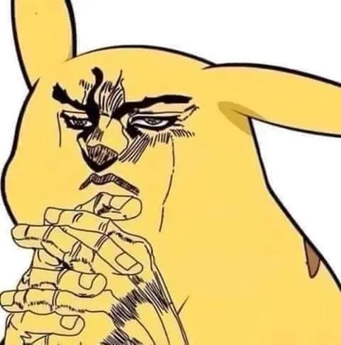 pikachu meme face