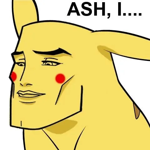 pikachu meme face