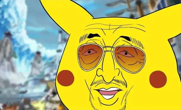pikachu meme face