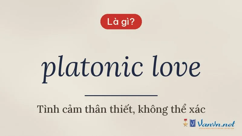 platonic love là gì