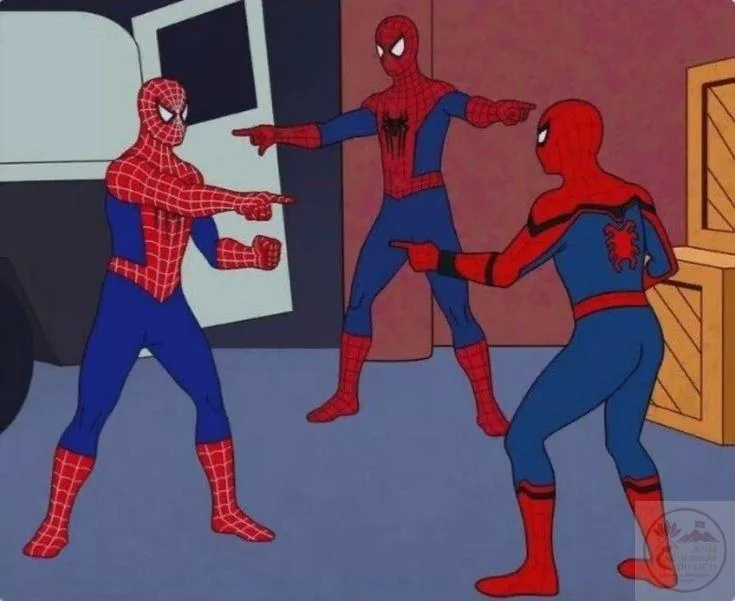 pointing meme