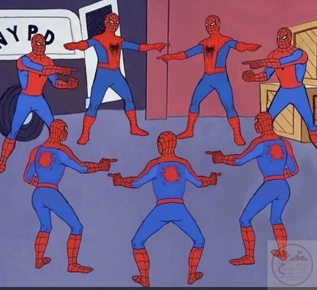 pointing meme