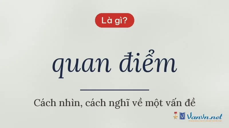 quan điểm là gì