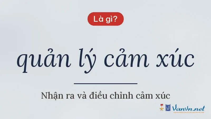 quản lý cảm xúc là gì