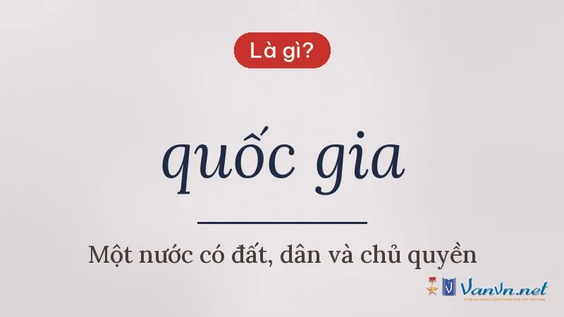 quốc gia là gì